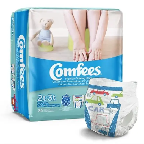 Comfees Toddler Training Pants, Moderate Absorbency image {3}