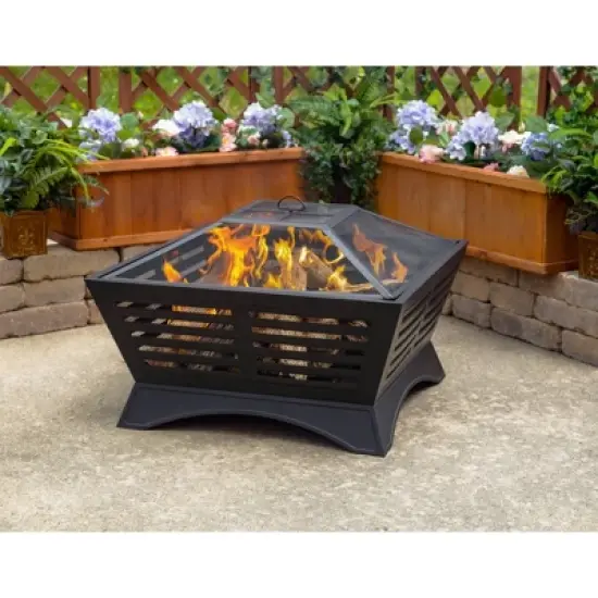 Hutchinson Steel Fire Pit - Pleasant Hearth image {6}