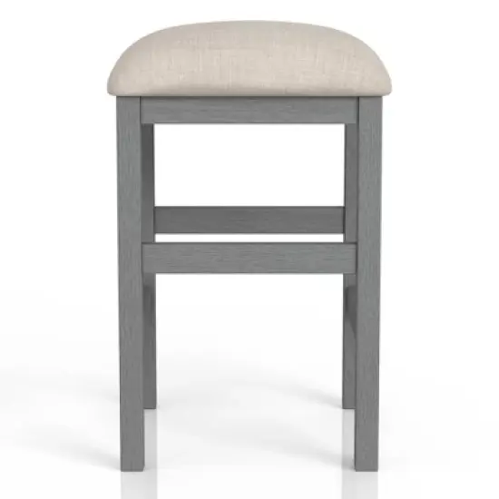 5pc Gardenside Expandable Counter Height Dining Table Set White/Light Gray/Beige - HOMES: Inside + Out image {7}