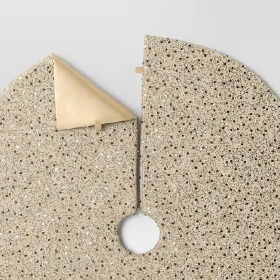 48" Christmas Sequined and Beaded Tree Skirt Silver - Wondershop&trade; image {4}