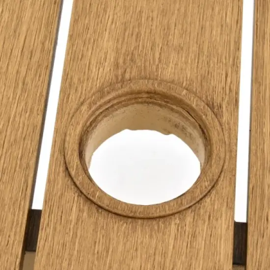 Decksplore Dinner table set, Modern 6-Seater Rectangle Non-Extension, 7 PCS Outdoor set in aluminium for Dinner, Party image {7}