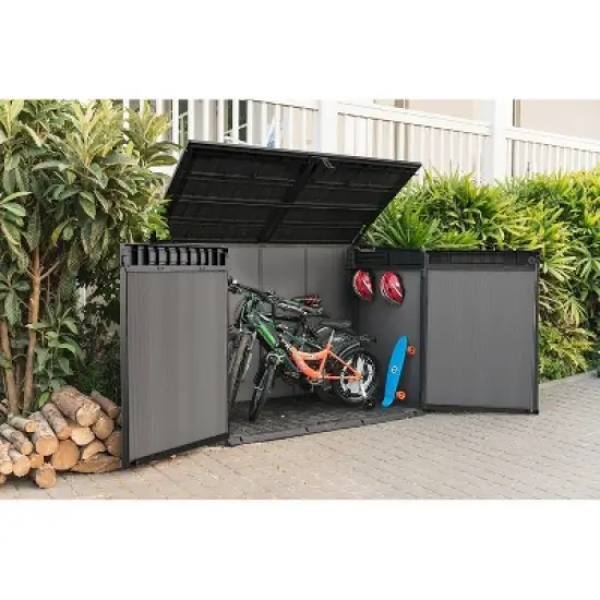 Keter 4'x6' Premier Jumbo Outdoor Storage Shed: Weather-Resistant, 2020L Capacity, Hydraulic Pistons image {2}