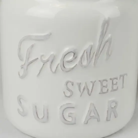 Design Imports Aqua Ceramic Jar Canister Set/3 image {3}