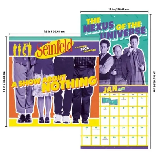 Trends International 2026 Seinfeld 12"x12" Wall Calendar image {6}