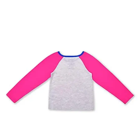 Nickelodeon Girl's Baby Shark 2 Piece Coordinates, Long Sleeve T-Shirt and Jogger Pants Set for kids image {4}