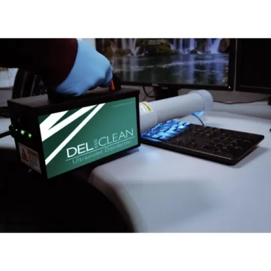 DEL Clean 28-Inch UV Ultraviolet Disinfector Germicidal UV-C Light Bulb Handheld Disinfection Lamp Kills 99.9% Germs, Viruses, and Bacteria image {3}