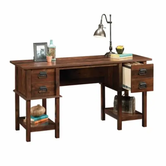 Viabella Desk Dark Brown - Sauder image {13}