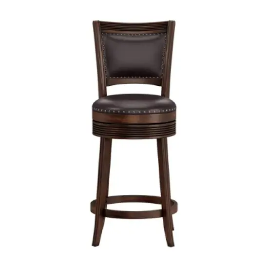 Lockefield Wood Swivel Counter Height Barstool - Hillsdale Furniture image {3}