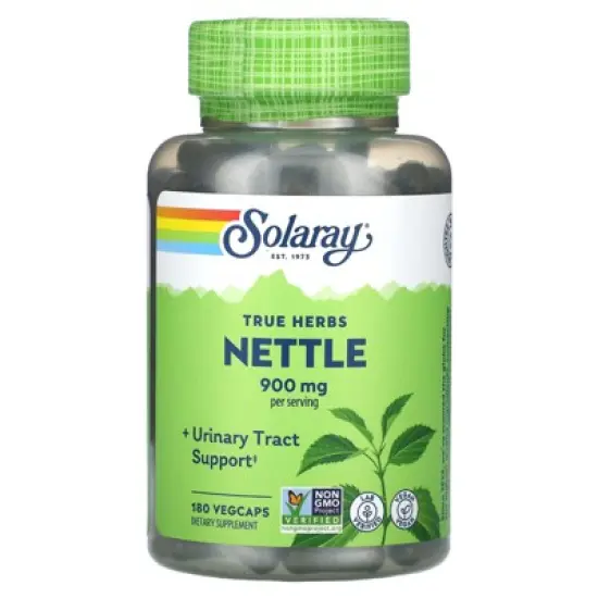 Solaray True Herbs, Nettle, 180 VegCaps (450 mg per Capsule) image {4}
