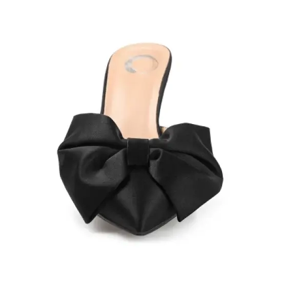 Journee Collection Womens Tiarra Mules Mid Stiletto Pointed Toe Pumps image {5}