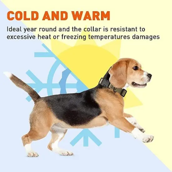 Dogline Biothane Waterproof Collar with QR Buckle Coyote Brown image {4}