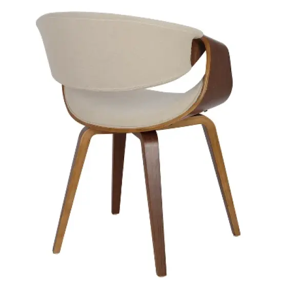 Curvo Mid-Century Modern Dining Accent Chair - LumiSource image {2}