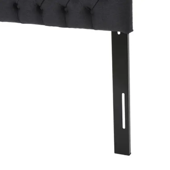 GDFStudio Brunet Contemporary Tufted Adjustable Upholstered Queen Headboard image {3}