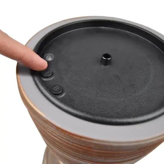 12.75" Pisa Instant Cordless Fountain Patina Copper - Bernini image {3}