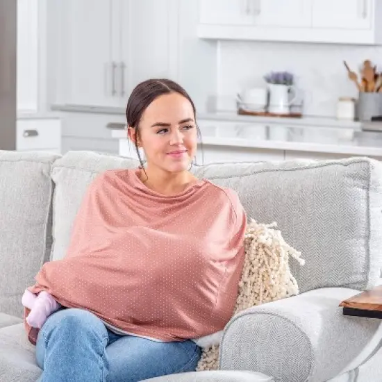 WeeSprout Car Seat Covers for Babies - Carseat Canopy Easily Slips On & Off, Fits All Baby Car Seats, Easy to View Baby, 9-in-1 Additional Uses image {5}