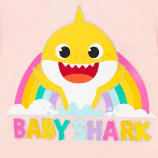 Pinkfong Baby Shark Girls Fleece Pullover Hoodie Toddler image {2}