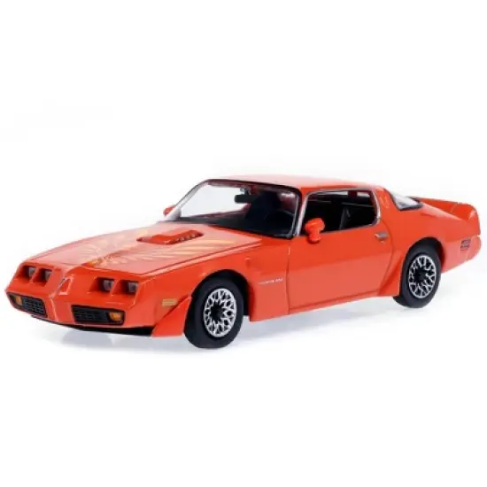 1979 Pontiac Firebird T/A Trans Am Mayan Red with Hood Phoenix 1/43 Diecast Model Car by Greenlight image {1}