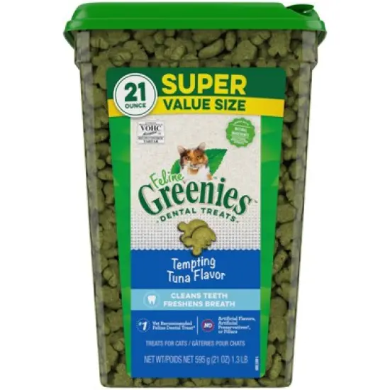 Greenies Tempting Tuna Flavor Dental Cat Treats image {11}