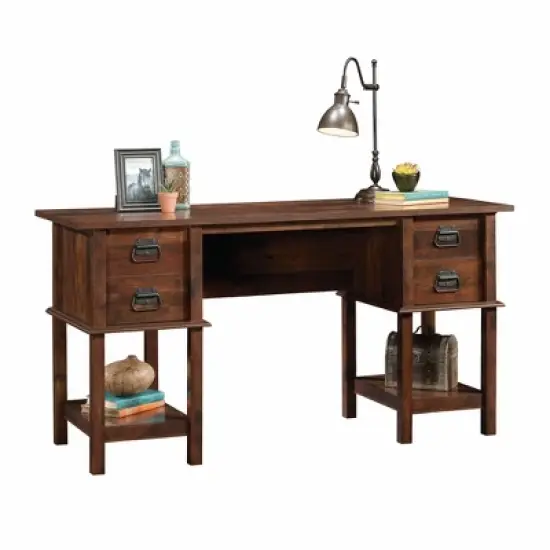 Viabella Desk Dark Brown - Sauder image {12}