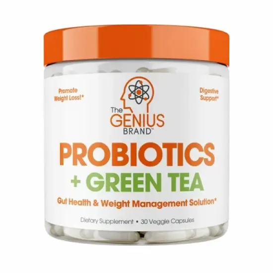 Genius Probiotics &ndash; Weight Loss & Digestive Support with Green Tea Extract &ndash; Bloating Relief & Metabolism Boost &ndash; 30 Servings image {8}