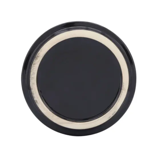 Sagebrook Home 6" Wide Square Patterned Ceramic Planter with Saucer Black image {3}