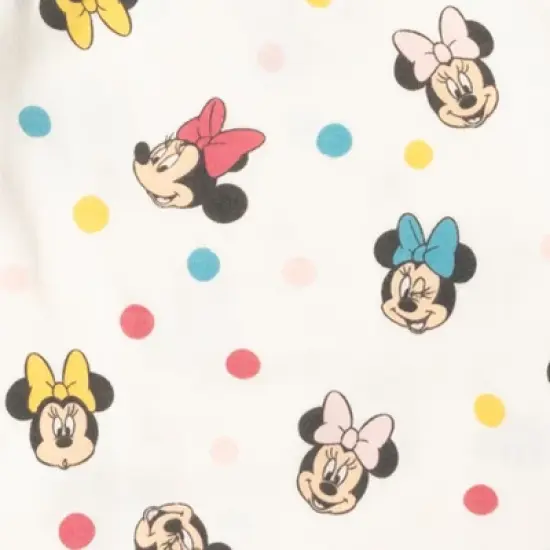 Disney Minnie Mouse Baby Girls Bodysuit and Quilted French Terry Overall Newborn to Infant  image {6}