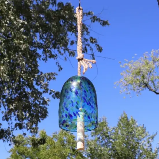 Sunnydaze Outdoor Natural Melody Glass Wind Bell Chime image {1}
