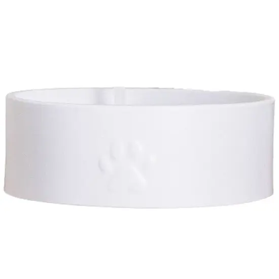 Dexypaws: Ceramic Dog Bowl: White - 50oz - Stylish & Functional Pet Feeding Dish image {5}