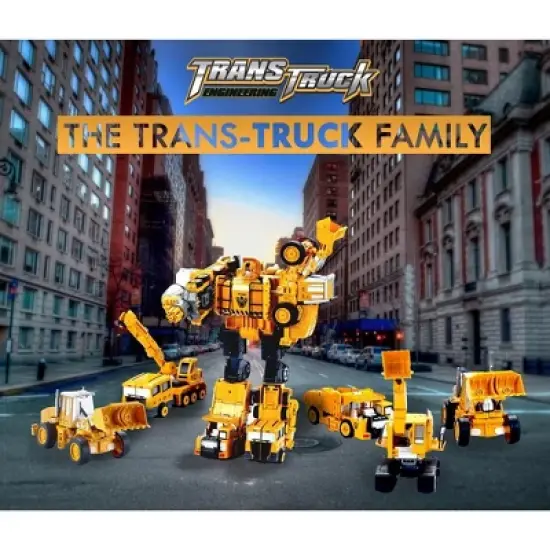 Big Mo's Toys 5 in 1 Transforming Truck Robot image {7}