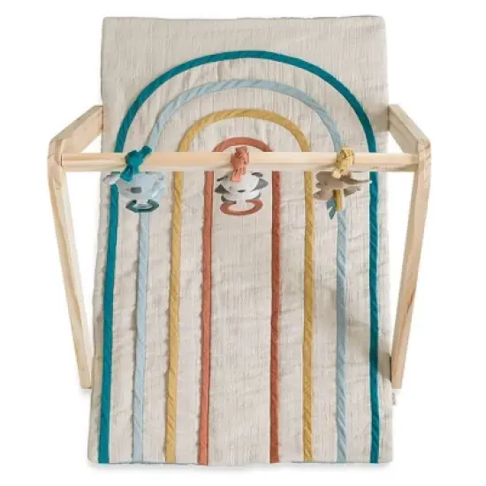 Itzy Ritzy Wooden Ritzy Activity Gym with Playmat and Three Removable Toys image {2}