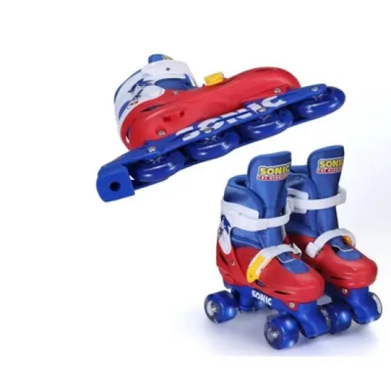 Sonic the Hedgehog 2-in-1 Light Up Wheels Kids' Roller Skates - (2-12) image {4}