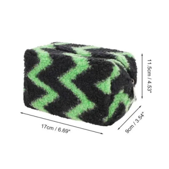 Unique Bargains Durable Stripes Makeup Bag 1 Pc image {1}