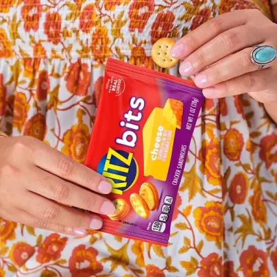 RITZ Bits Cheese Cracker Sandwiches Snack Pack - 10oz/10ct image {4}