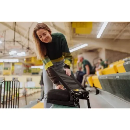 Picnic Time Gridiron Stadium Seat - Black image {9}