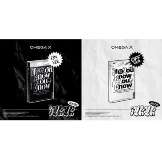 Omega X - Iykyk - incl.120pg Photobook, Bill Paper, Sticker, Photocard, Folding Poster + Unit Photocard (CD) image {1}