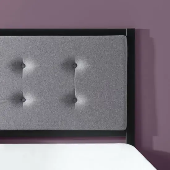 Barbara Upholstered Button Tufted Metal Headboard - Zinus
 image {2}