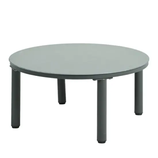 FIONECA 8-Piece Half Moon Outdoor Sectional Sofa Set with 2 High-Low Coffee Tables, Gray PE Wicker Patio Furniture with Cushions & 6 Pillows image {13}