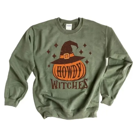Simply Sage Market Women's Graphic Sweatshirt Howdy Witches Stars image {3}