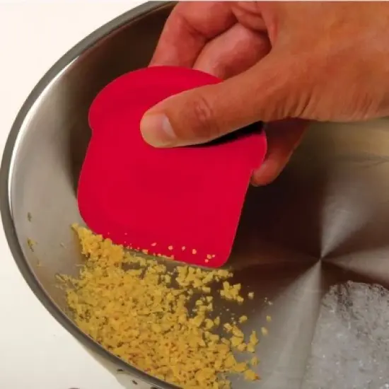 Norpro 3-piece My Favorite Nylon Pot and Pan Food Scraper Set - Blue, Green & Red image {2}