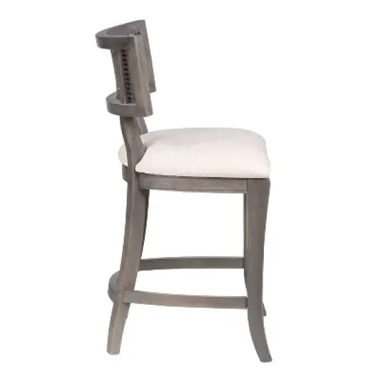 Roben Woven Cane Back Counter Height Barstools - HOMES: Inside + Out image {5}