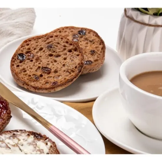 Katz Gluten Free Cinnamon Raisin English Muffins - 6 Pack image {2}