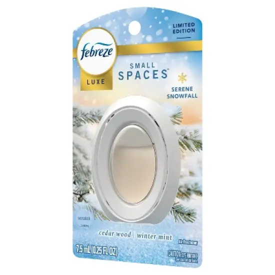 Febreze Luxe Small Spaces Air Freshener - Serene Snowfall - 0.25 fl oz image {8}