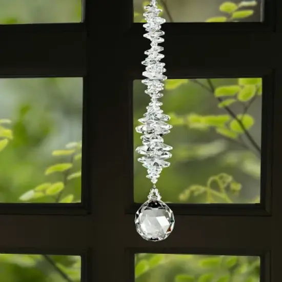Woodstock Wind Chimes Woodstock Rainbow Makers Collection, Crystal Ultra Grand Cascade, 10.5'' Ice Crystal Suncatcher CCUI image {1}