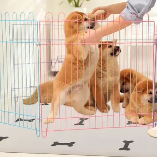 Dog Mat for Food Water, Crate Pad, Floor Protector Large and XL, Dog Bones image {5}