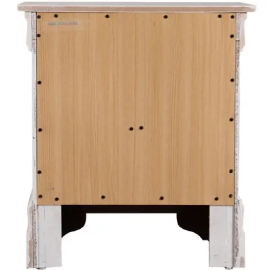 Passion Furniture Louis Philippe 2-Drawer Nightstand (24 in. H X 22 in. W X 16 in. D) image {3}