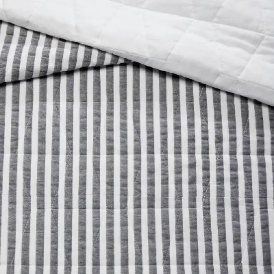 Chambray Stripes Kids' Quilt - Pillowfort&trade; image {1}
