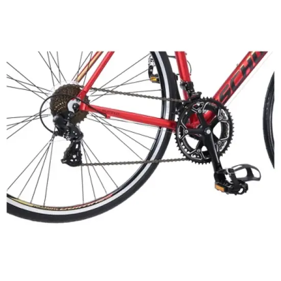Schwinn Men's Volare 1400 700c/28" Drop Bar Road Bike - Red image {4}