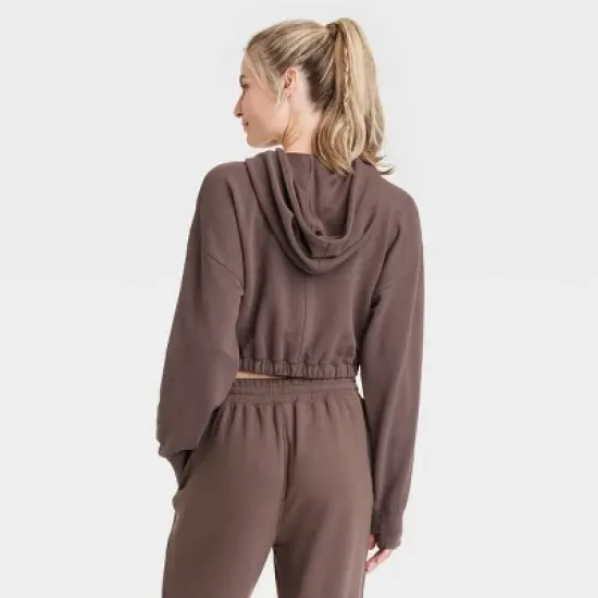 Women's Waffle Full Zip Hoodie - All in Motion&trade; image {1}