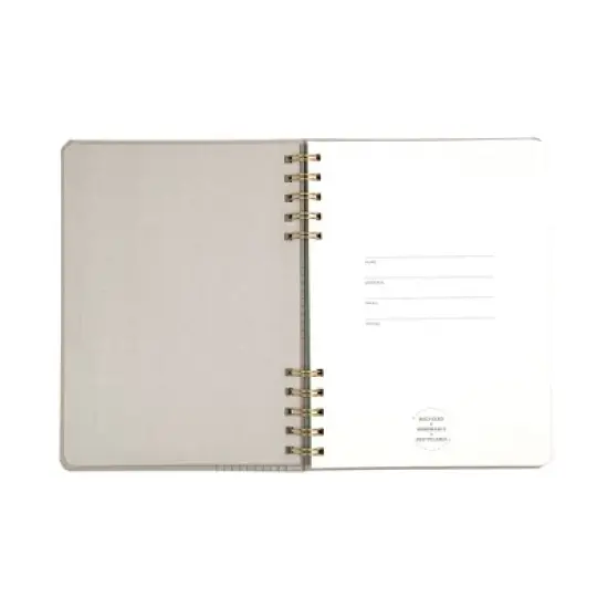 Altitude 160pg Ruled Journal 6.25"x8.5" Split Twin Wire Warm Gray Arch image {4}