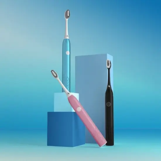 ARC Oral Care Metal Sonic Power Toothbrush + Travel Case - Teal image {4}